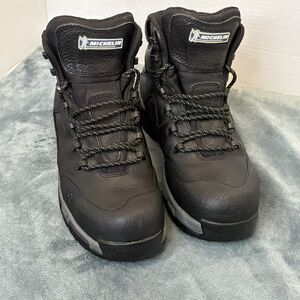 MICHELIN Hydroedge Steel Toe Waterproof Work Boots Size 11M Leather